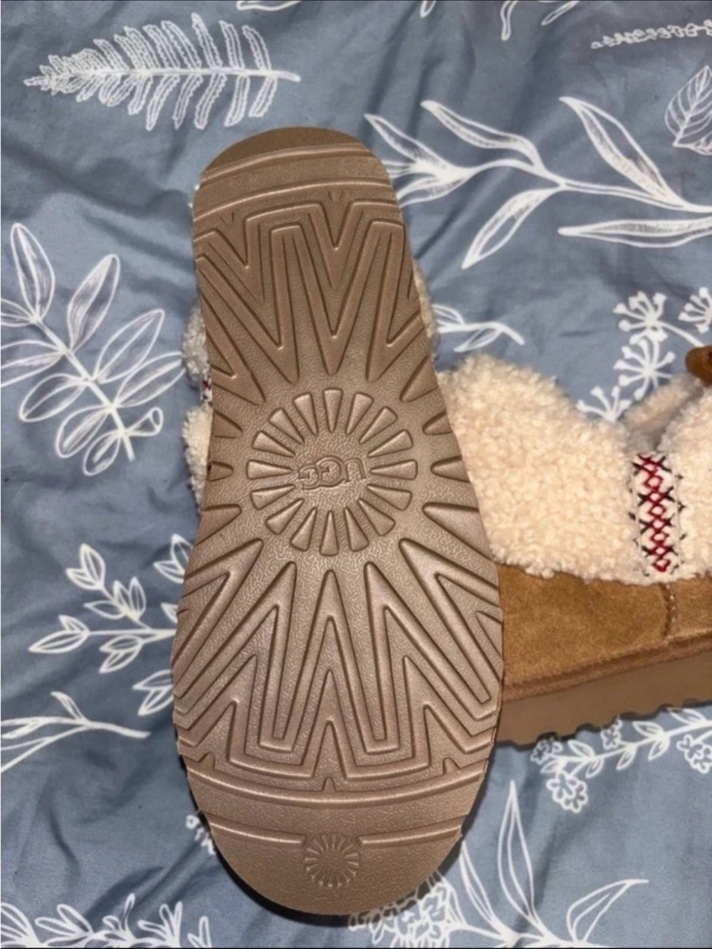UGG classic ultra mini heritage braid chestnut boots